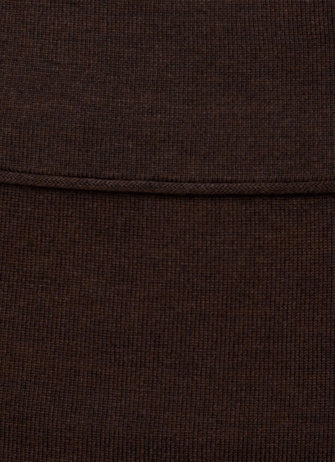 TOTEME Maxi rok in kasjmierblend - detail 2 donkerbruin