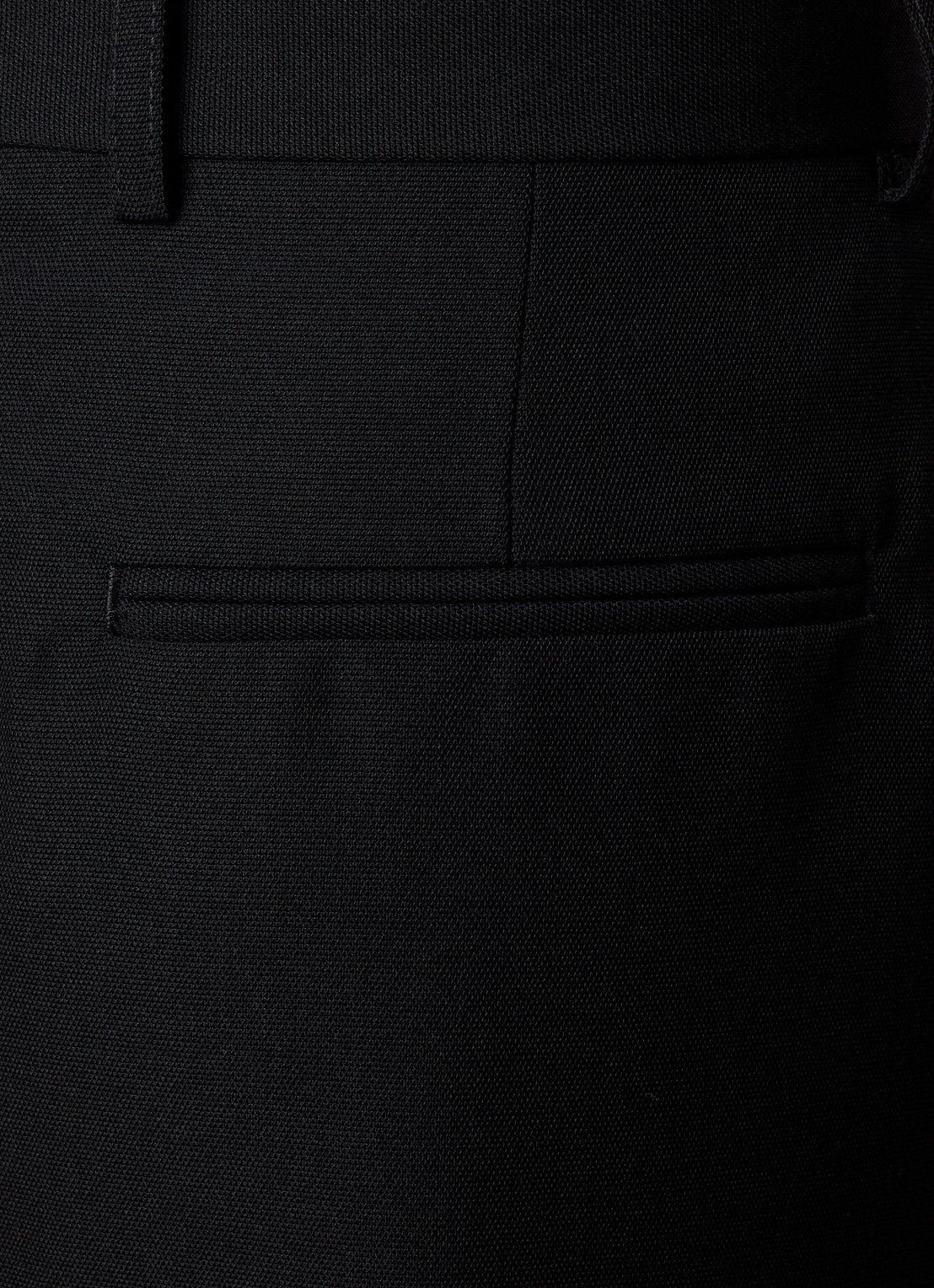 TOTEME Maxi rok in wolblend met steekzakken - detail 2 zwart