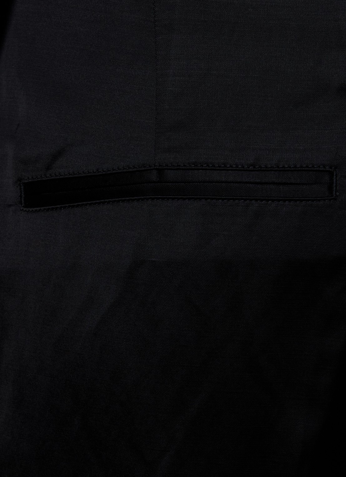 TOTEME Mid waist straight fit pantalon in linnenblend - detail 2 zwart