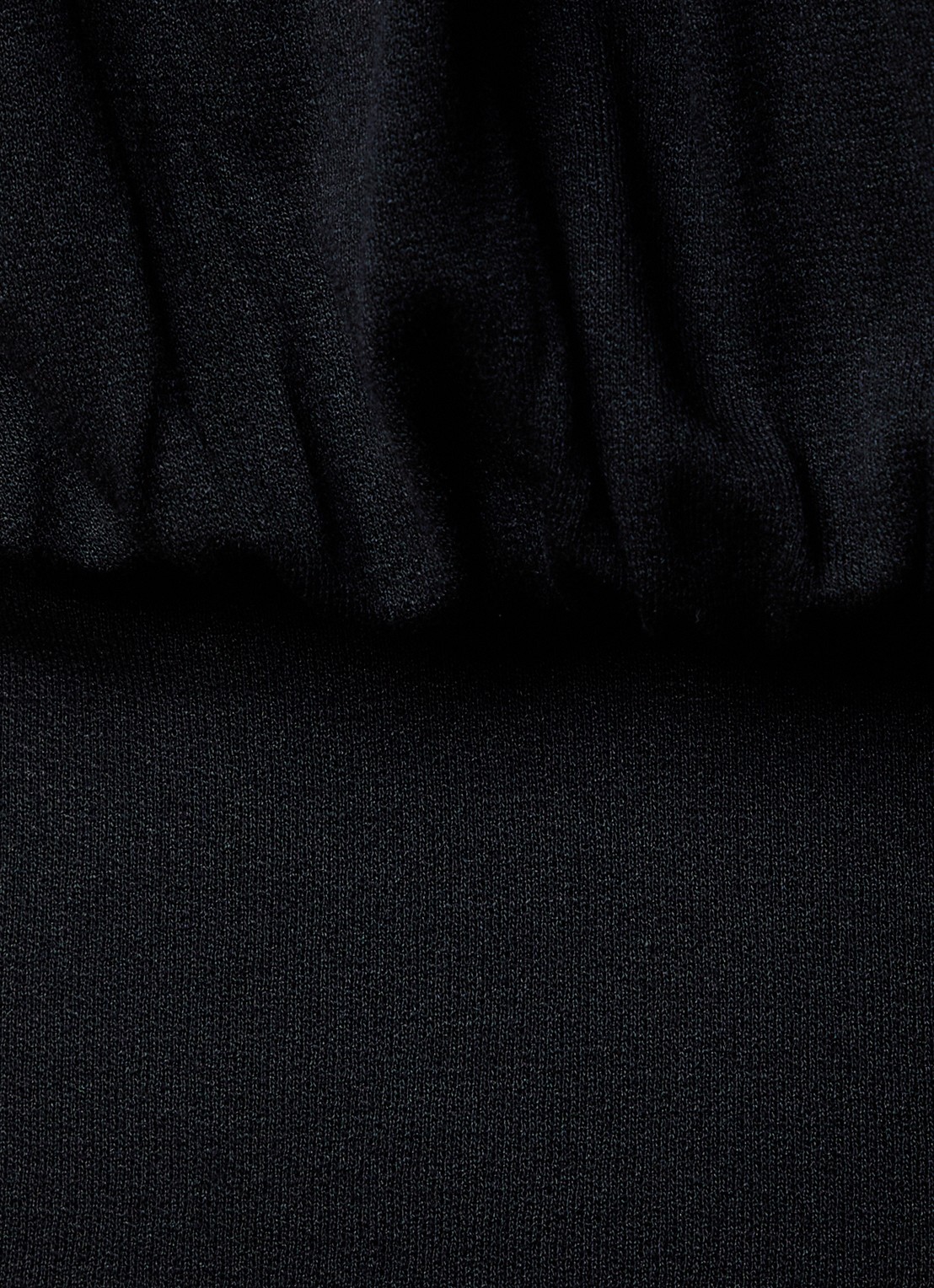 TOTEME Midi jurk met plooien en steekzakken - detail 3 zwart