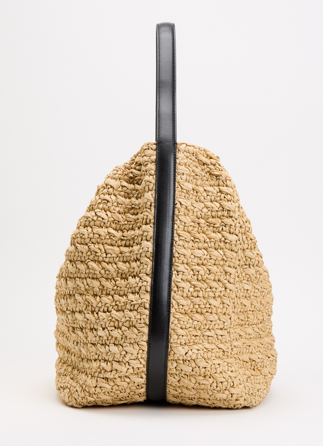 TOTEME Shopper met details van leer - detail 2 beige