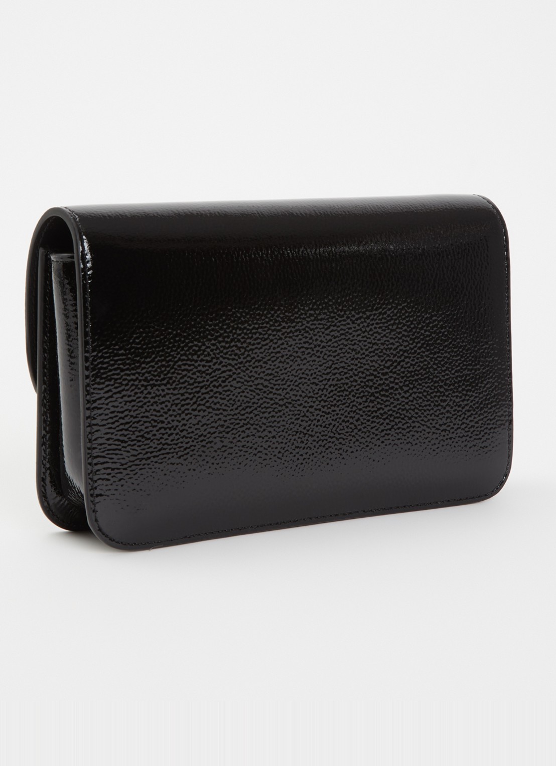 TOTEME T-Lock crossbodytas van leer  - achterkant zwart