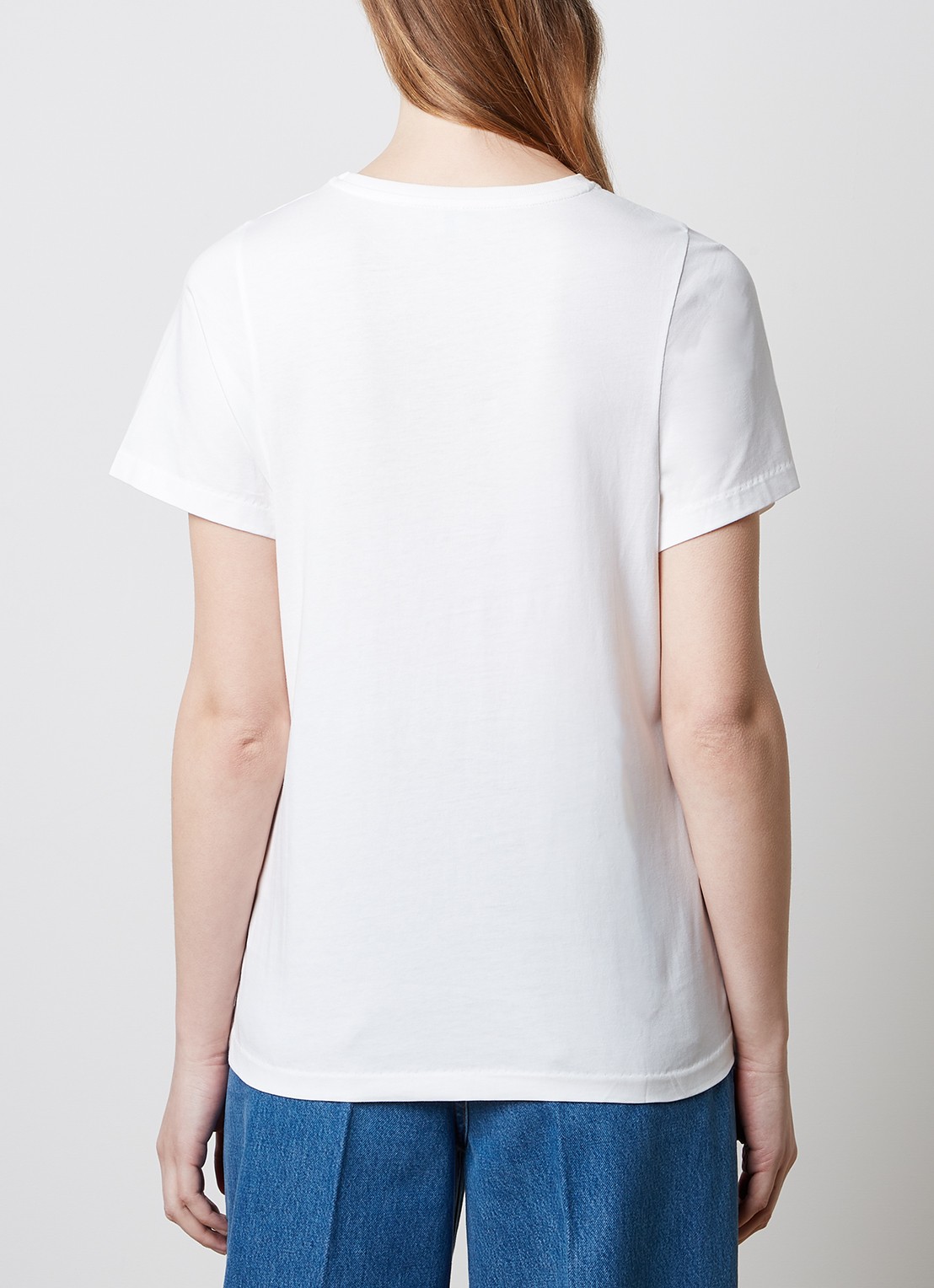 TOTEME T-shirt van  katoen - achterkant gebroken wit