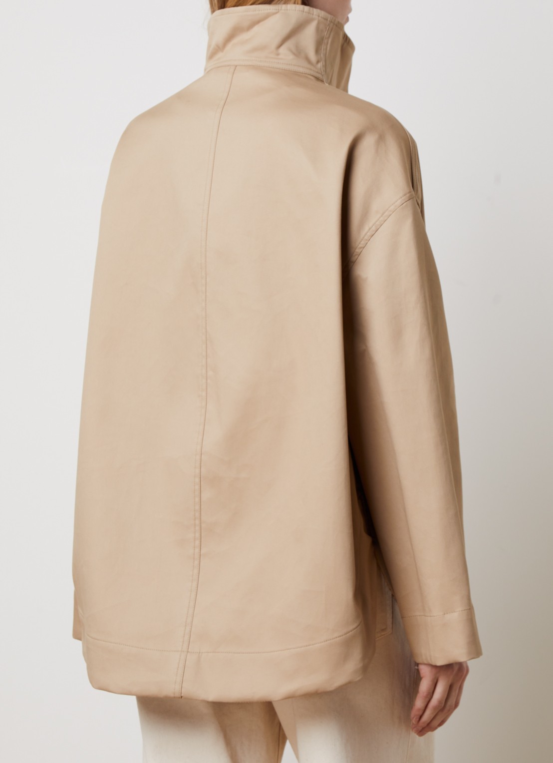 TOTEME Trenchcoat met steekzakken - achterkant 6 beige