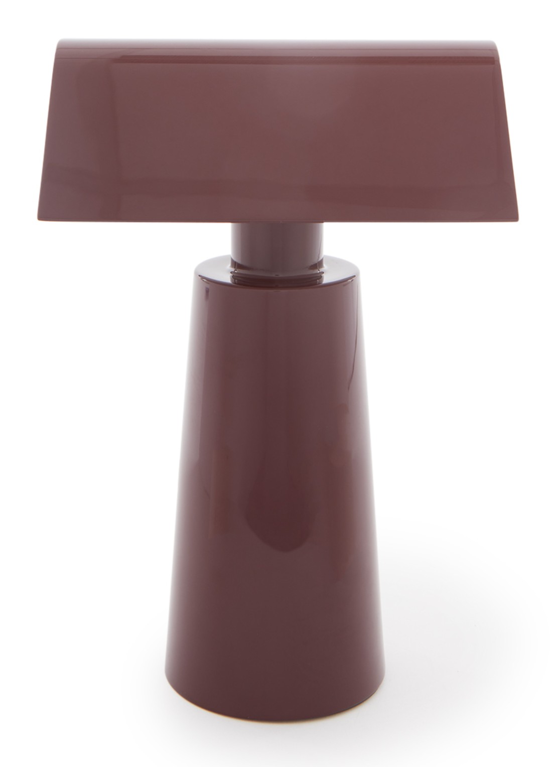 &Tradition Caret MF1 tafellamp 22 x 15 x 10 cm - voorkant 2 bordeauxrood