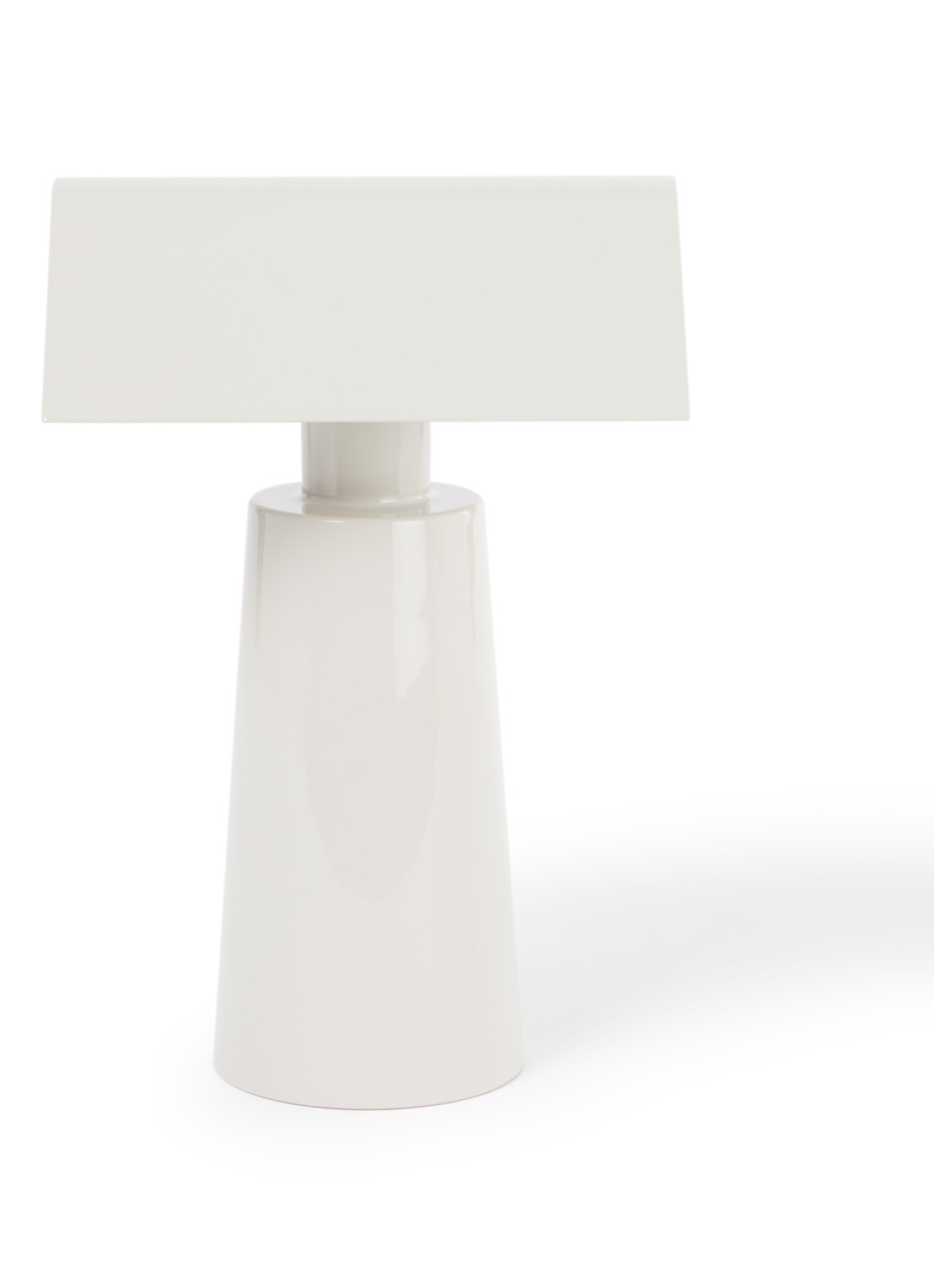 &Tradition Caret MF1 tafellamp 22 x 15 x 10 cm - voorkant lichtgrijs