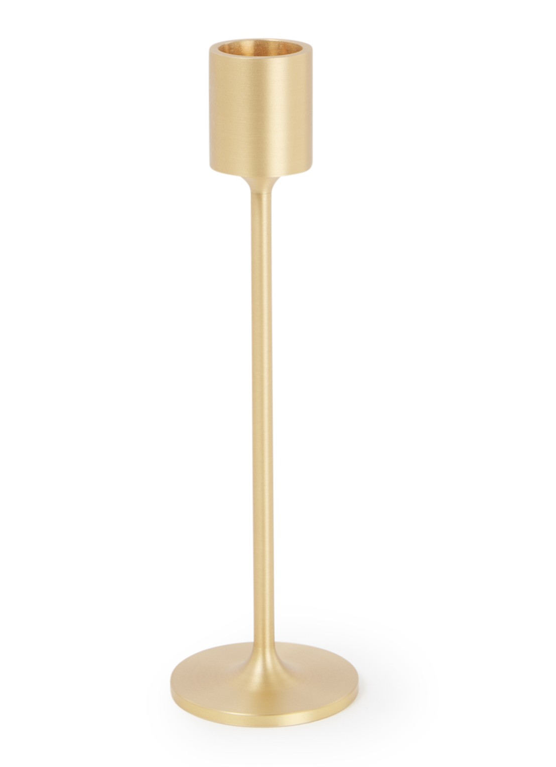 &Tradition Collect L kandelaar 18 cm  - voorkant goud