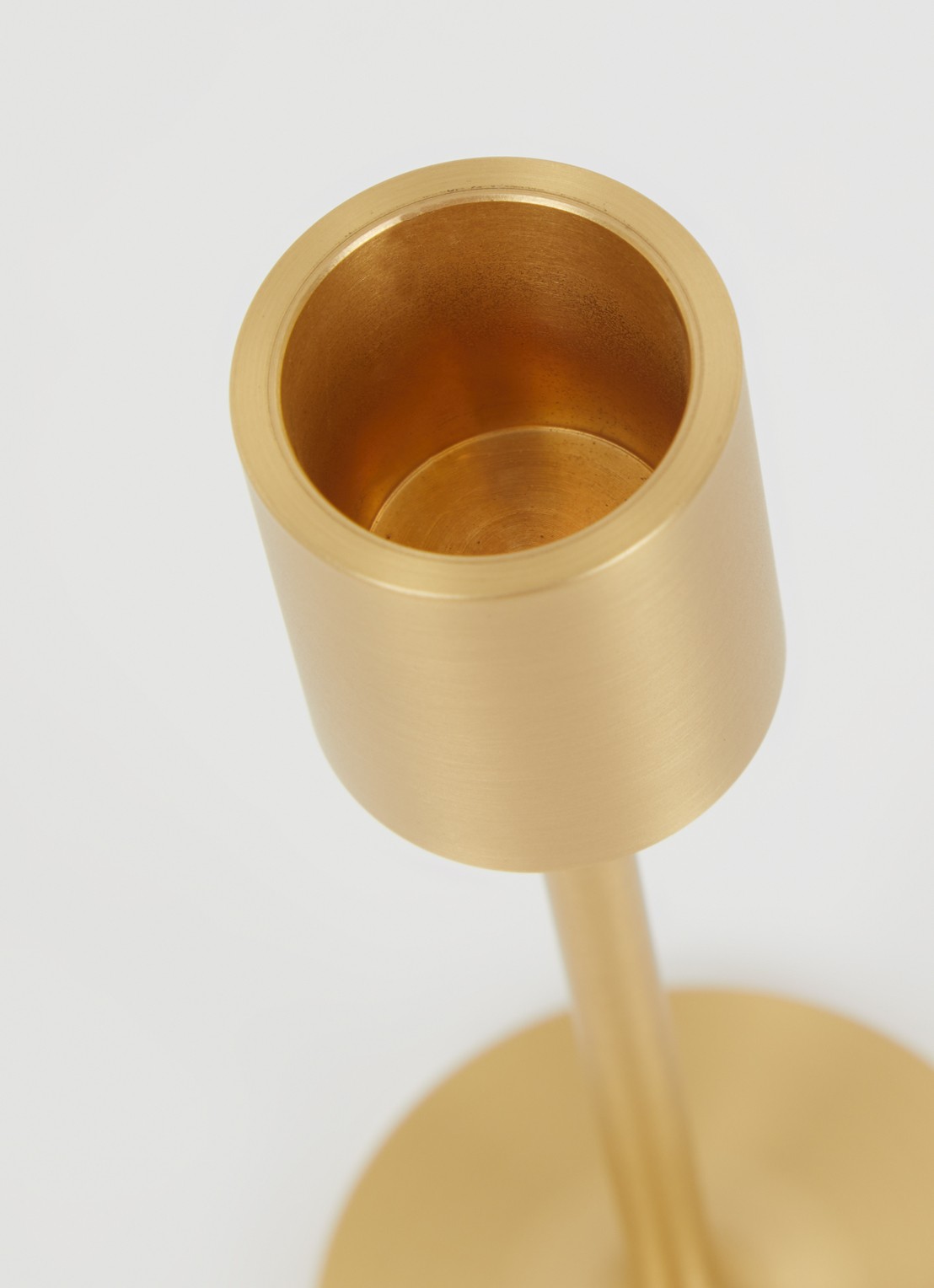 &Tradition Collect M kandelaar 13 cm  - voorkant 2 goud