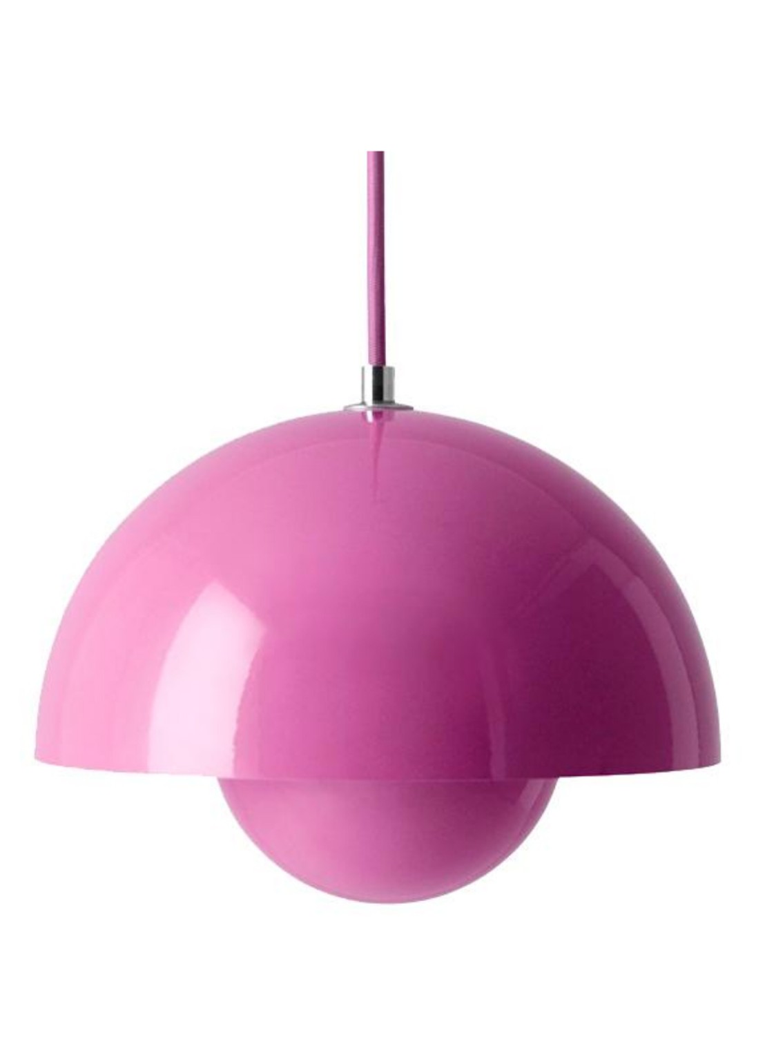 &tradition FlowerPot VP1 hanglamp Ø 23 cm - voorkant roze