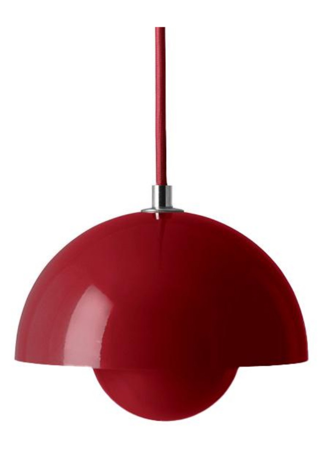 &tradition Flowerpot VP10 hanglamp Ø 16 cm - voorkant rood