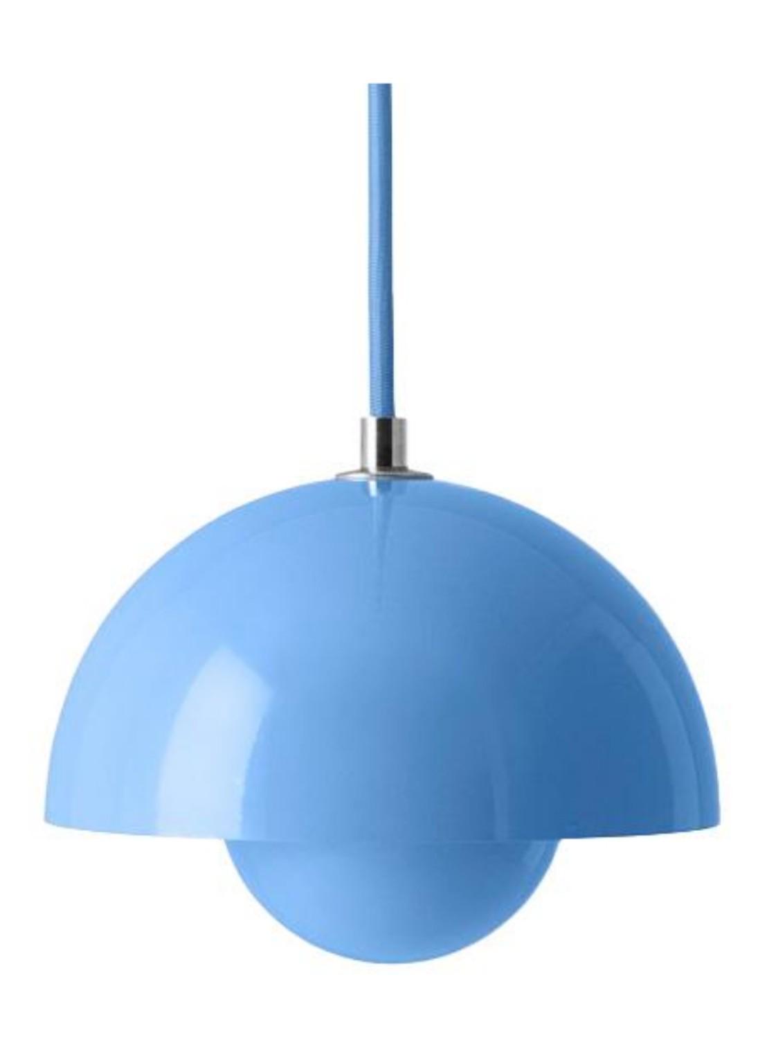 &tradition Flowerpot VP10 hanglamp Ø 16 cm - voorkant blauw