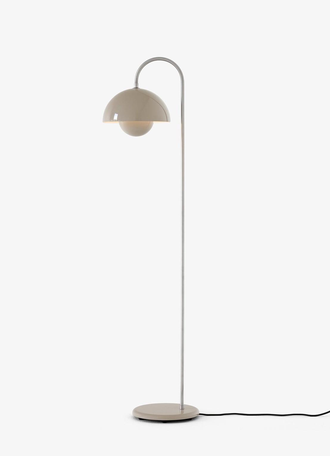 &Tradition Flowerpot VP12 vloerlamp 123 cm - voorkant grijs