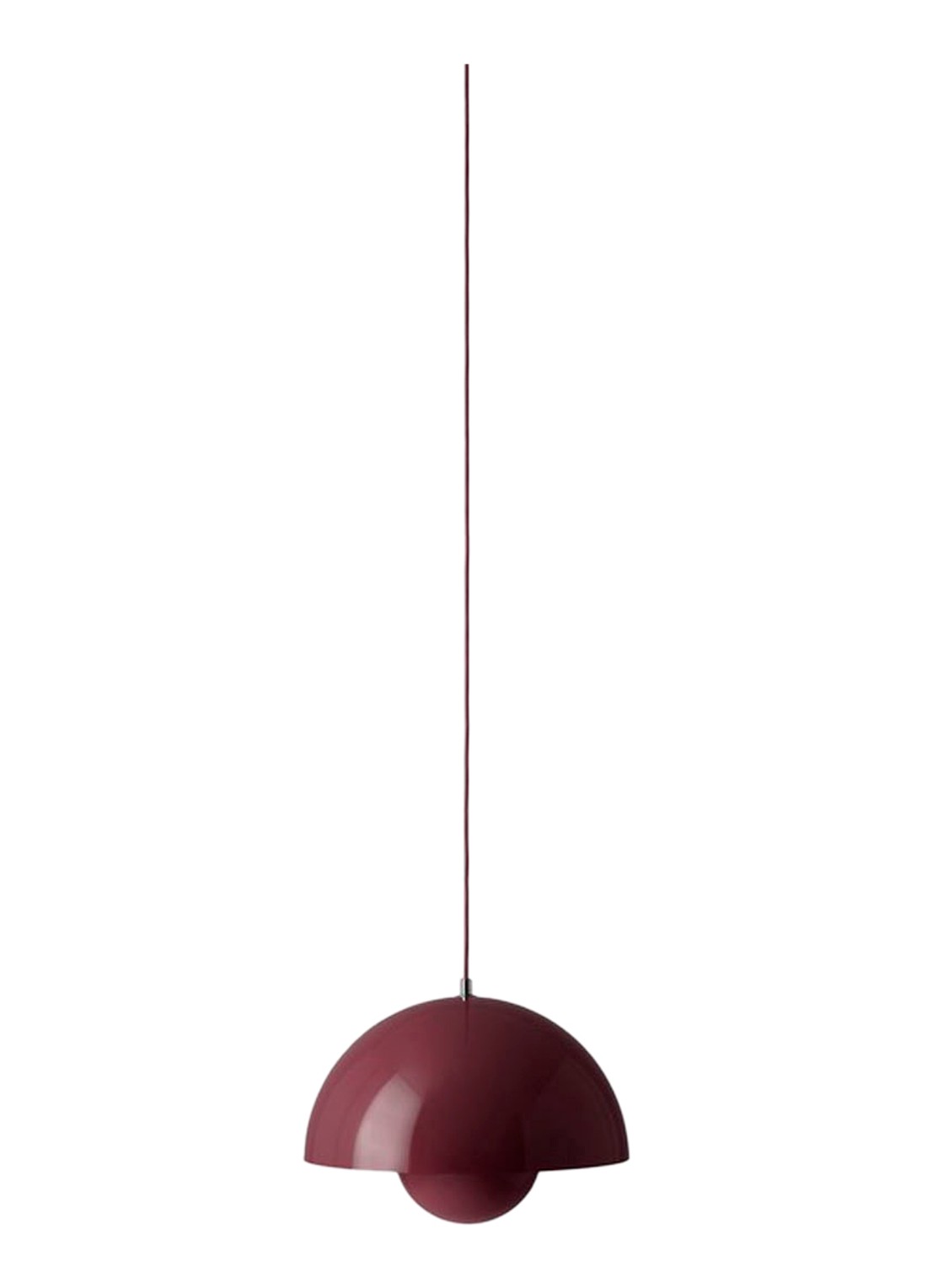 &Tradition Flowerpot VP7 hanglamp Ø37 CM - voorkant 2 aubergine