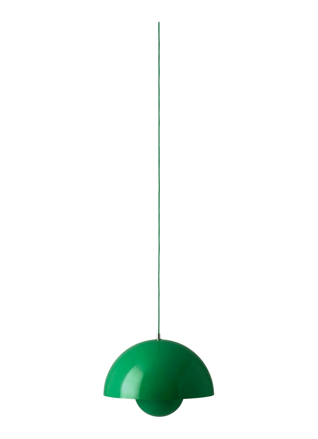 &Tradition Flowerpot VP7 hanglamp Ø37 CM - voorkant groen