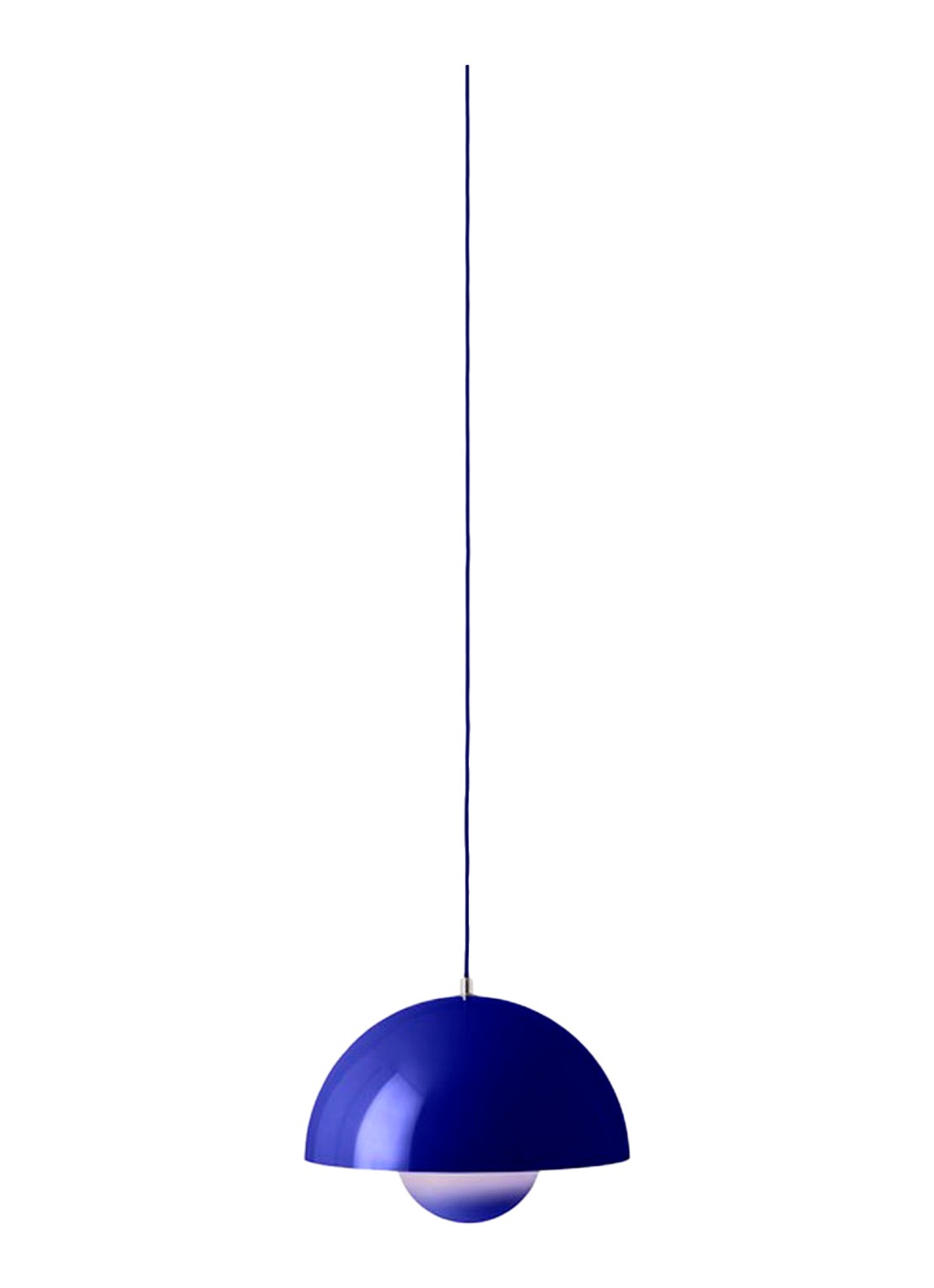 &Tradition Flowerpot VP7 hanglamp Ø37 CM - voorkant kobaltblauw