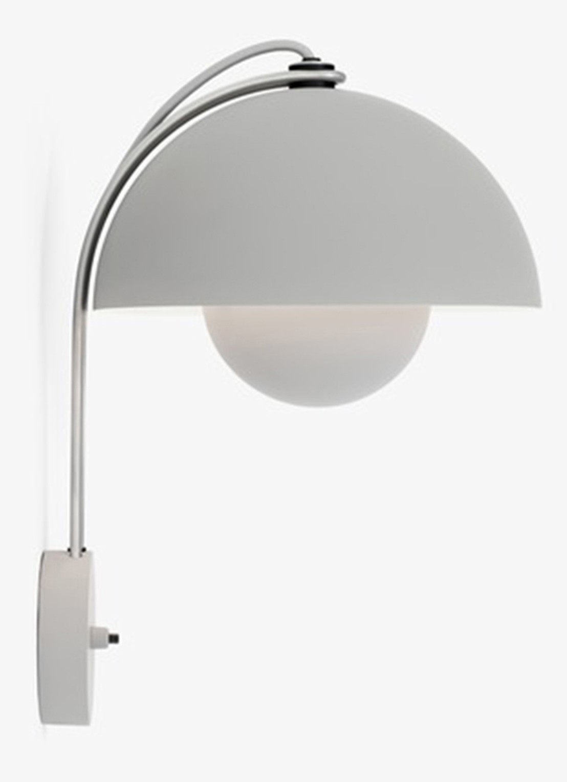 &Tradition Flowerpot VP8 wandlamp 36 cm - voorkant lichtgrijs