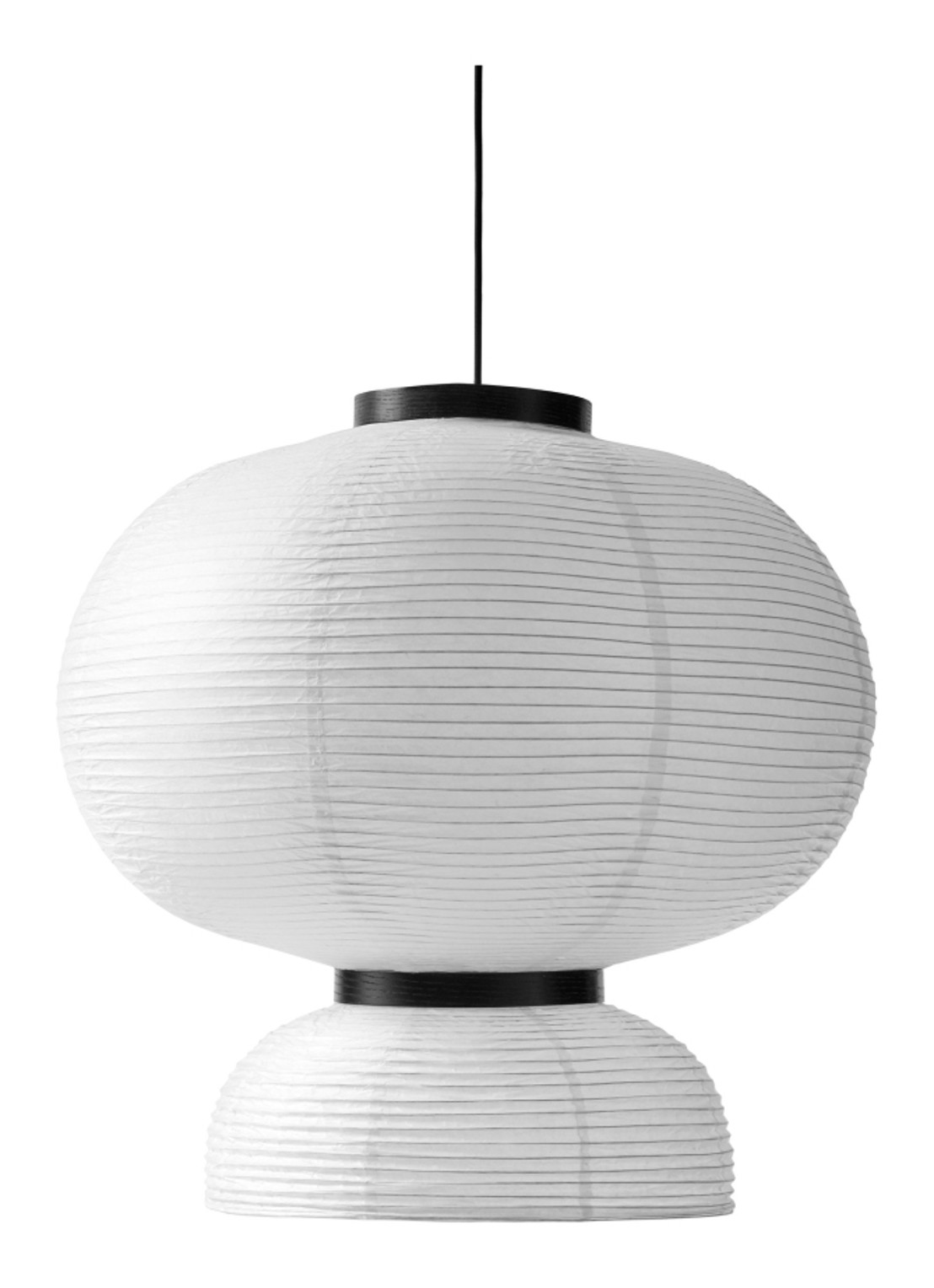 &tradition Formakami hanglamp Ø 70 cm - voorkant gebroken wit