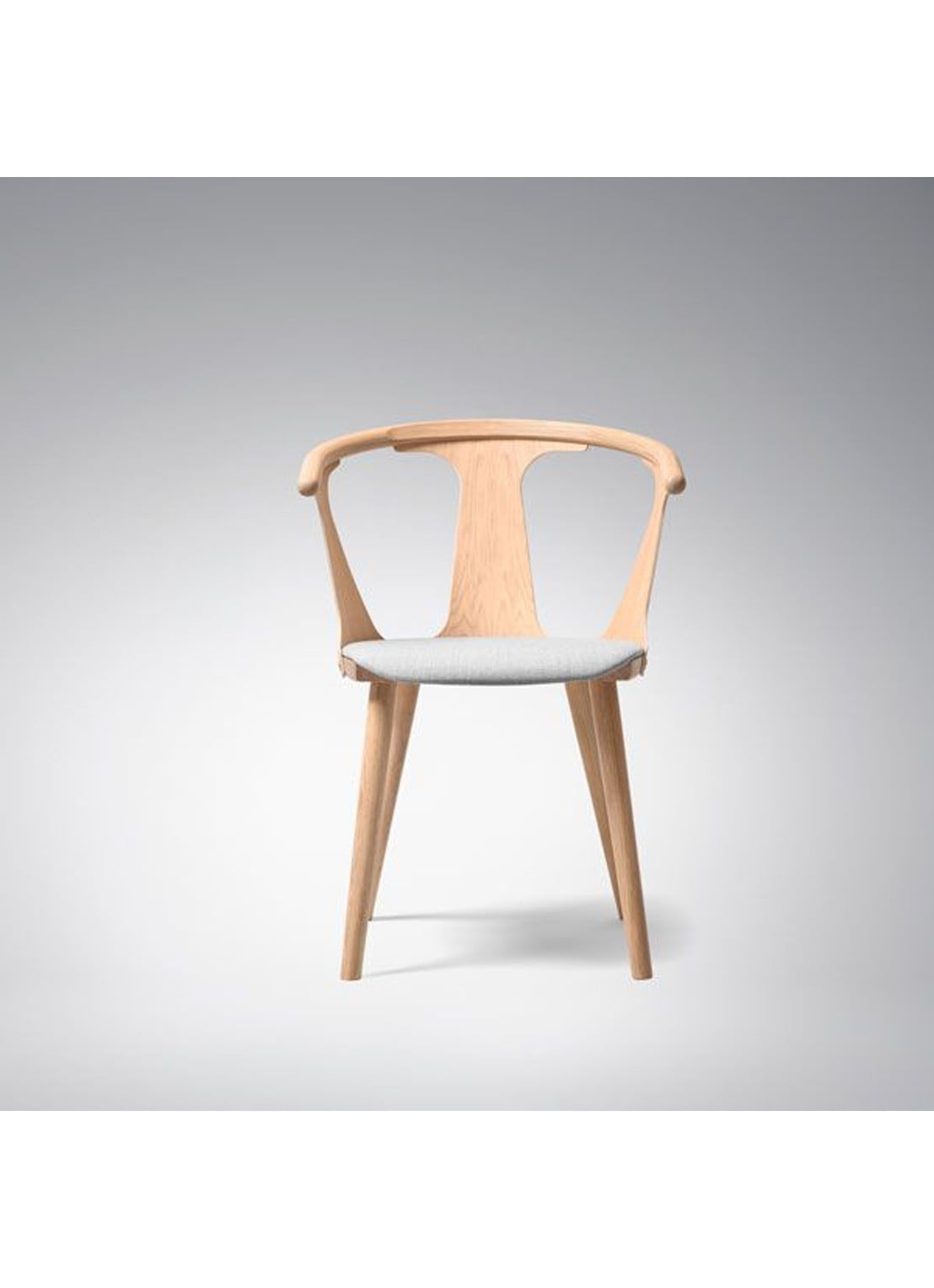 &tradition In Between stoel van hout met zitkussen - achterkant 6 beige