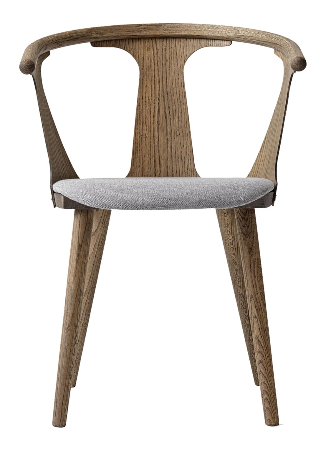 &tradition In Between stoel van hout met zitkussen - voorkant 5 beige