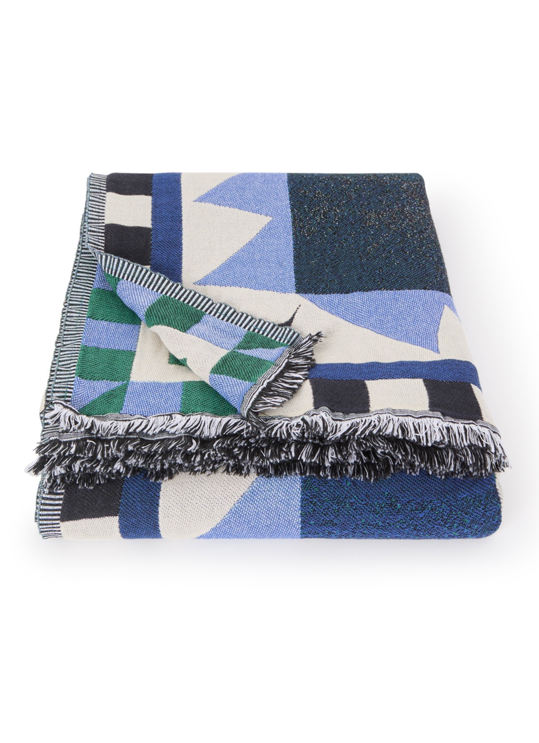&Tradition Momento plaid 180 x 130 cm - voorkant 2 donkerblauw