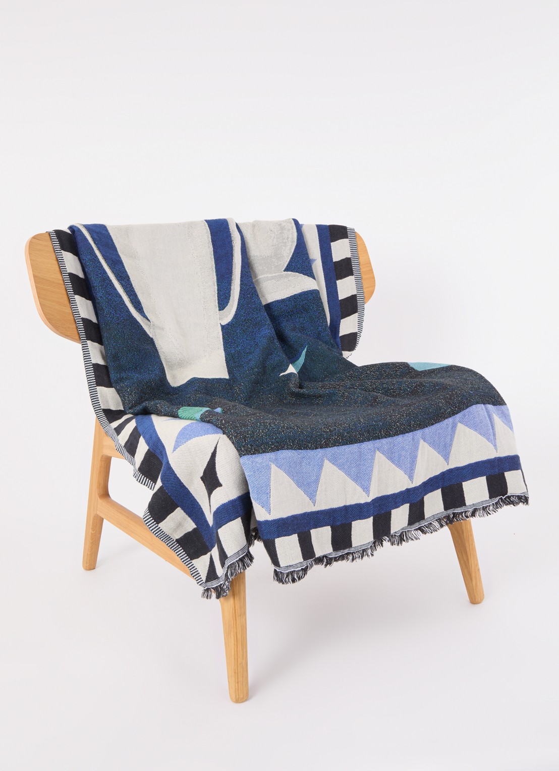 &Tradition Momento plaid 180 x 130 cm - voorkant 3 donkerblauw