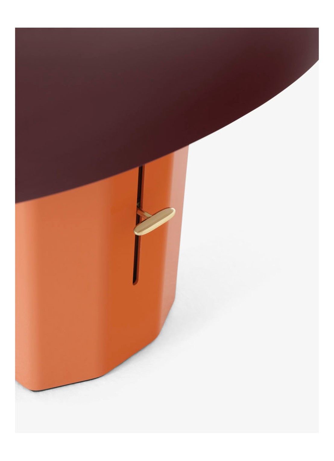 &Tradition Montera tafellamp 33 cm - voorkant 2 oranje