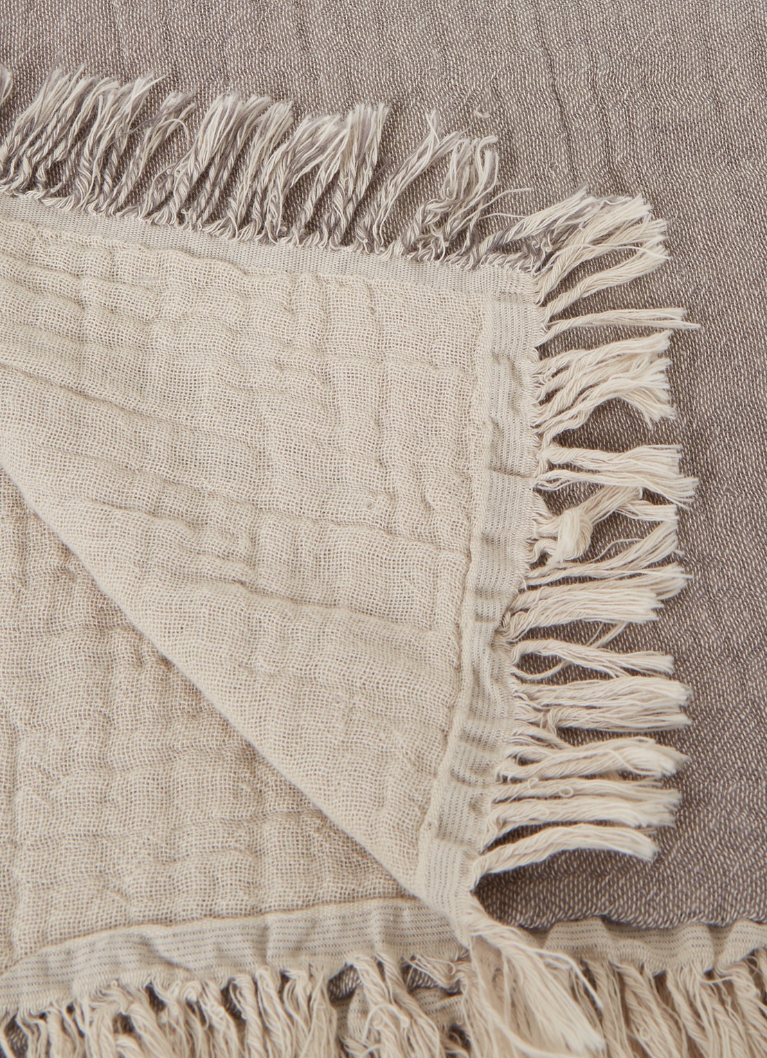 &Tradition Plaid 140 x 200 cm - detail donkerbeige