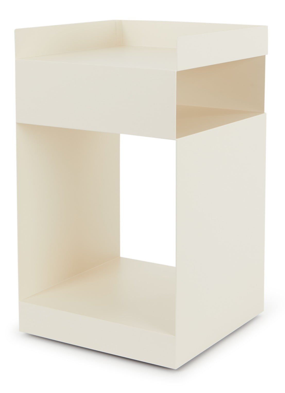 &Tradition Rotate SC73 bijzettafel 35 x 35 cm  - voorkant wit