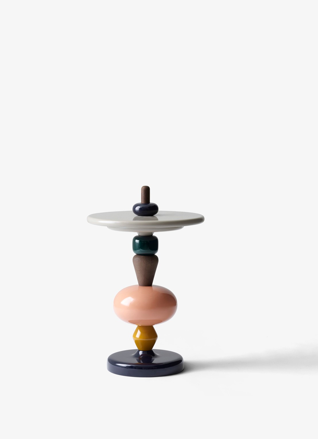 &Tradition Shuffle MH1 bijzettafel 69 cm - voorkant grijs