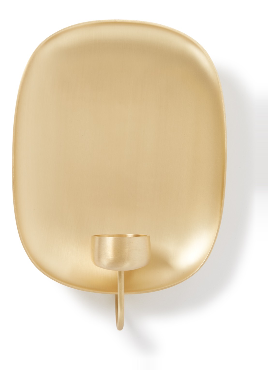 &Tradition Votive AV20 waxinelichthouder wandhanger 24 cm  - voorkant goud