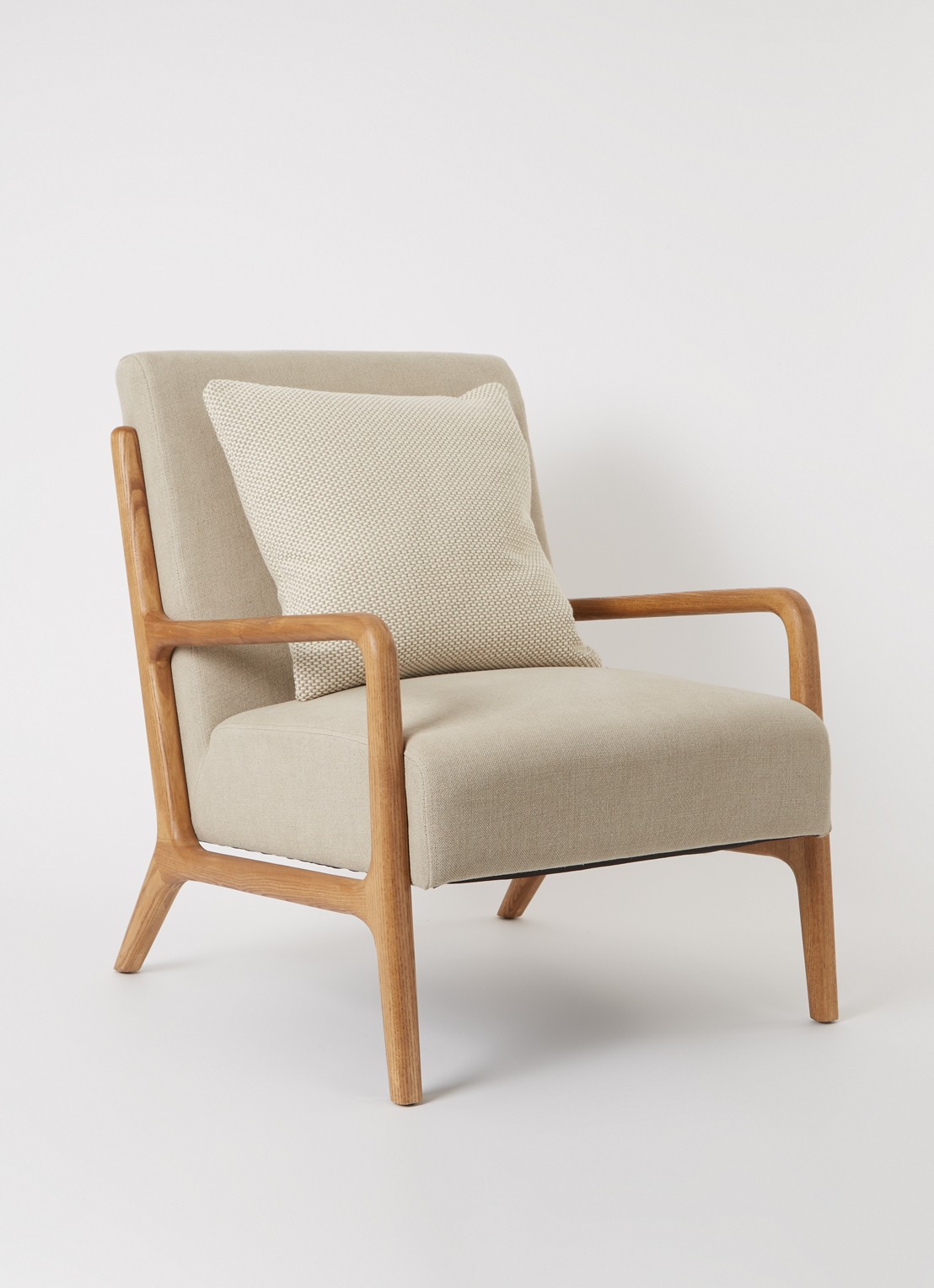 &Tradition Weave SC28 sierkussen 50 x 50 cm  - voorkant 2 creme