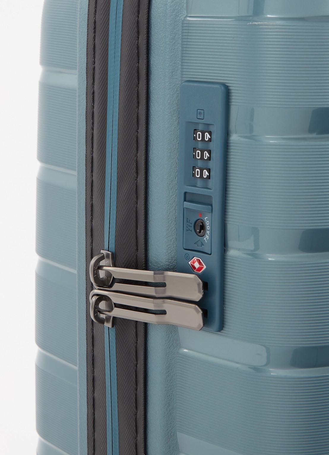 Travelite Air Base 4 Wiel trolley 55 cm - detail 3 blauwgrijs