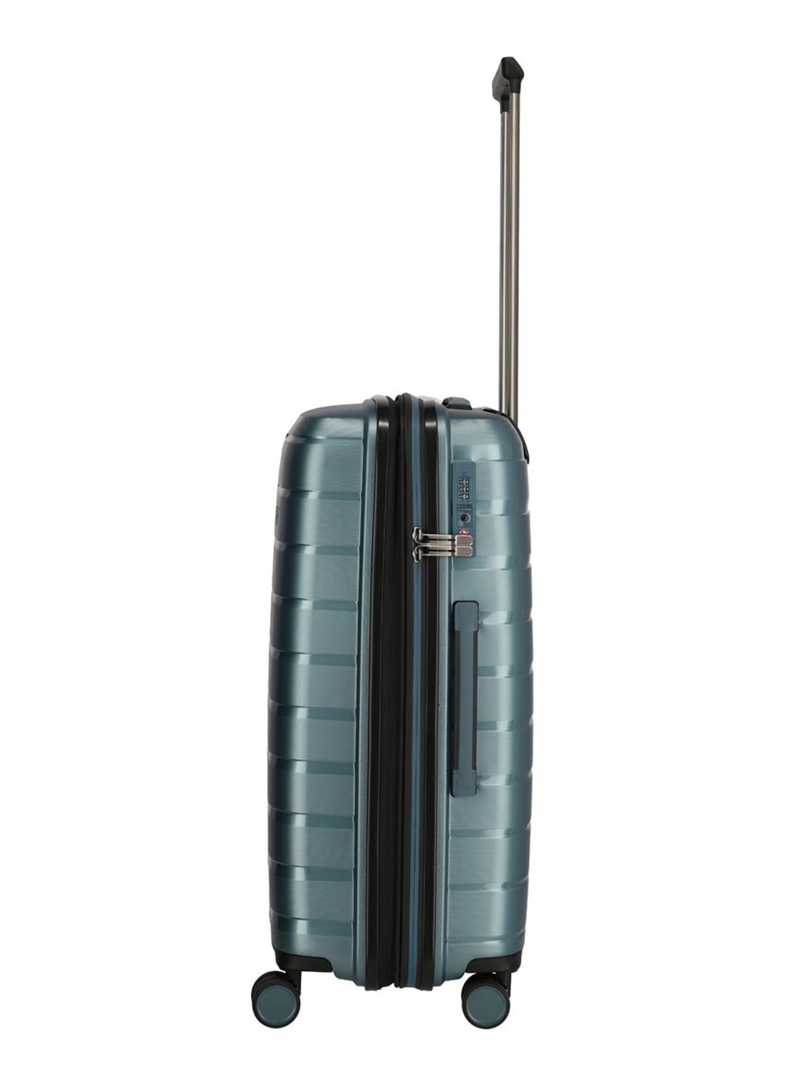 Travelite Air Base 4 Wiel trolley 67 cm - detail 5 staalblauw