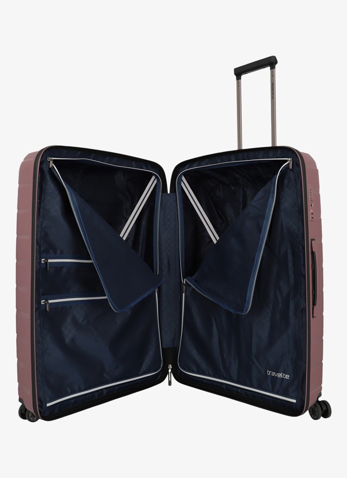Travelite Air Base L spinner 77 cm - voorkant 3 lila