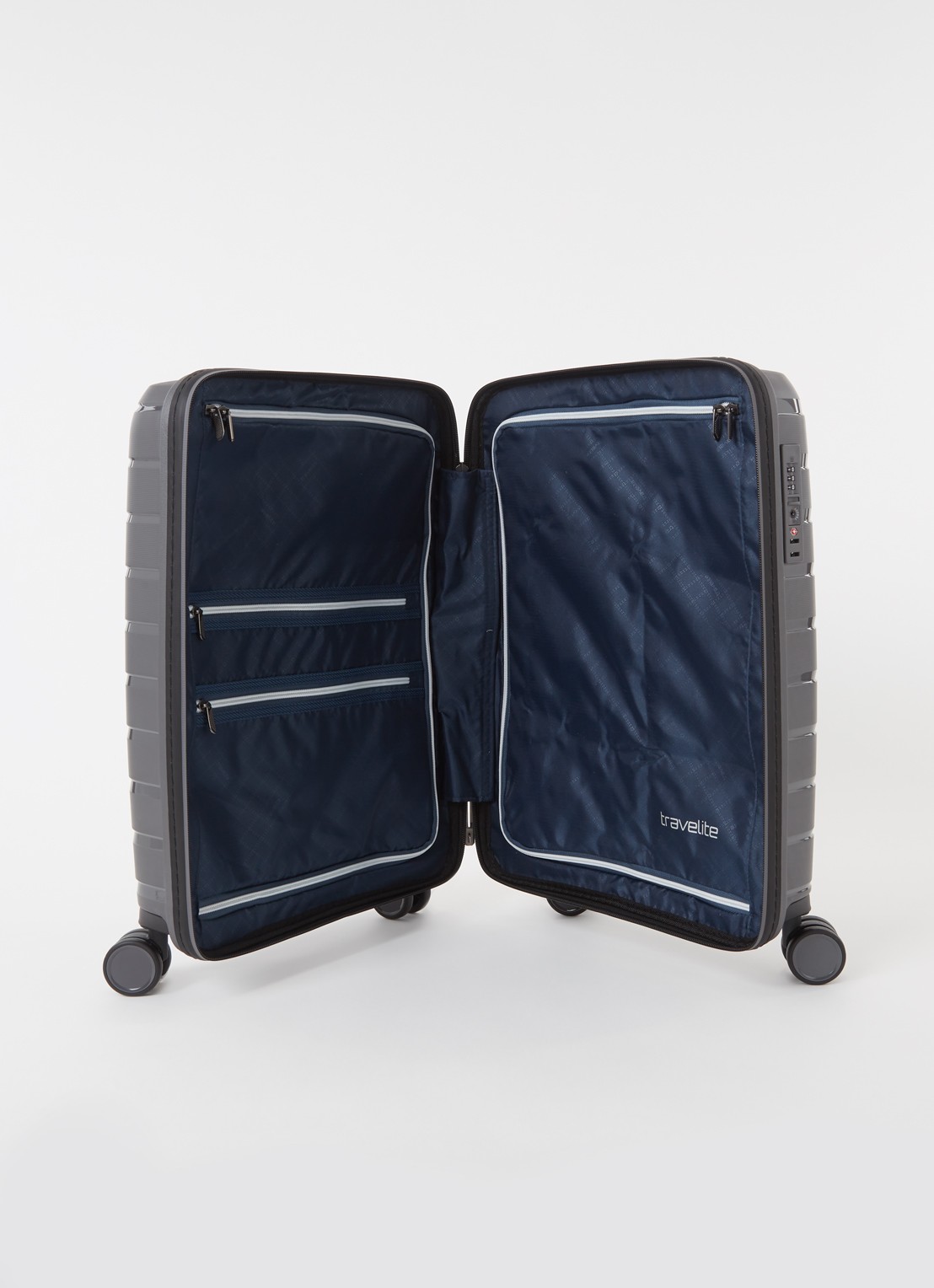 Travelite Air Base S spinner 55 cm - detail 5 donkergrijs