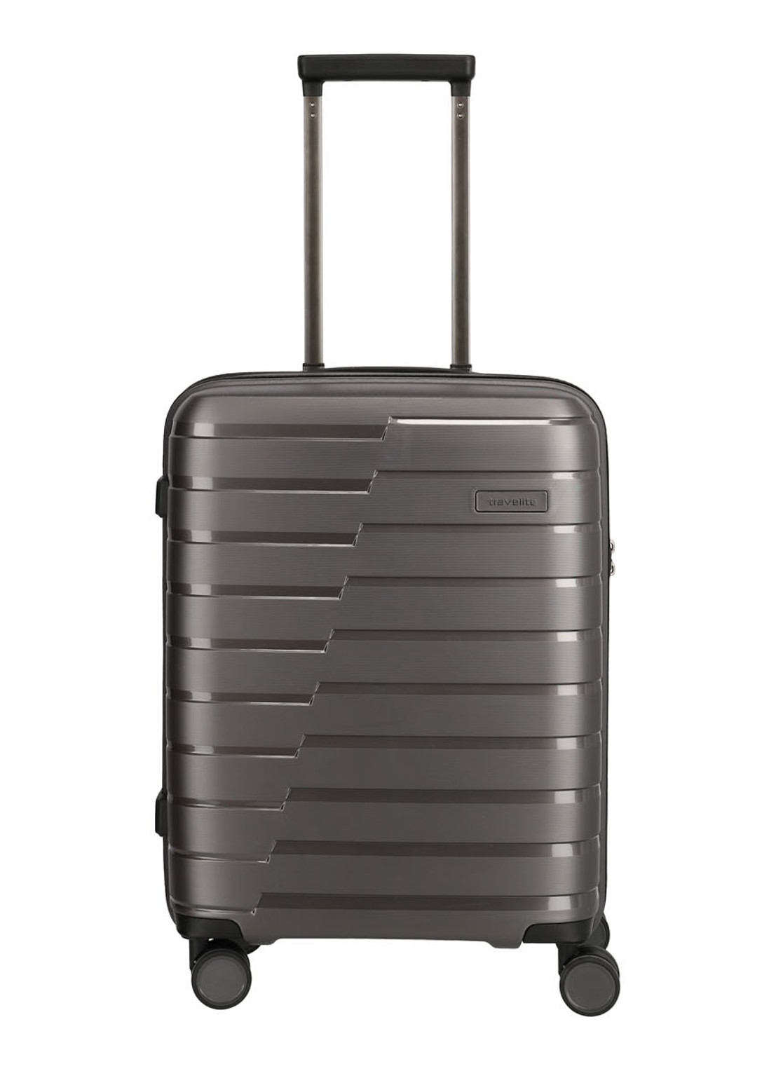 Travelite Air Base S spinner 55 cm - voorkant donkergrijs