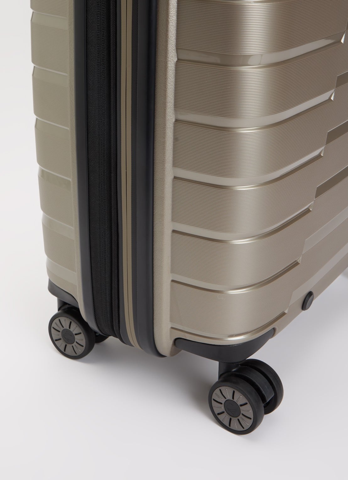 Travelite Air Base S vergrootbare spinner 55 cm - detail donkerbeige