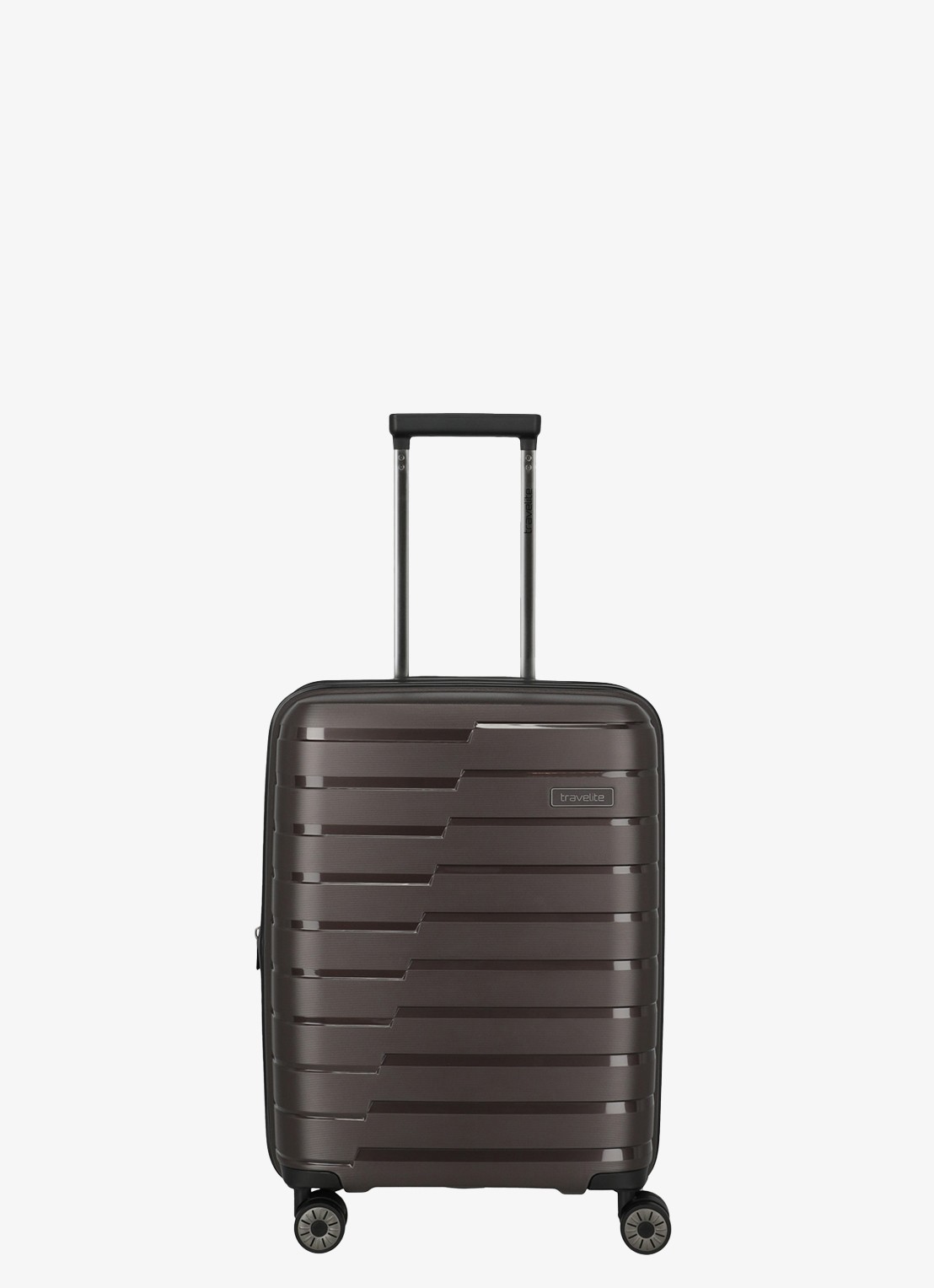 Travelite Air Base S vergrootbare spinner 55 cm - voorkant bruin