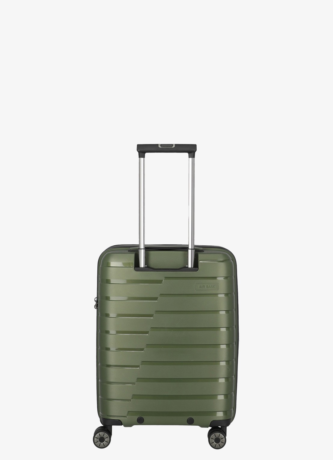 Travelite Air Base S vergrootbare spinner 55 cm - achterkant legergroen