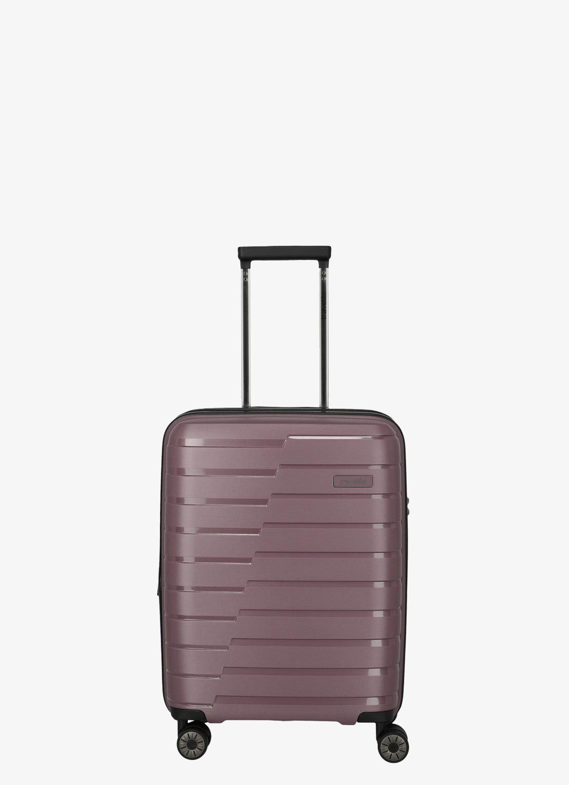 Travelite Air Base S vergrootbare spinner 55 cm - voorkant 2 taupe