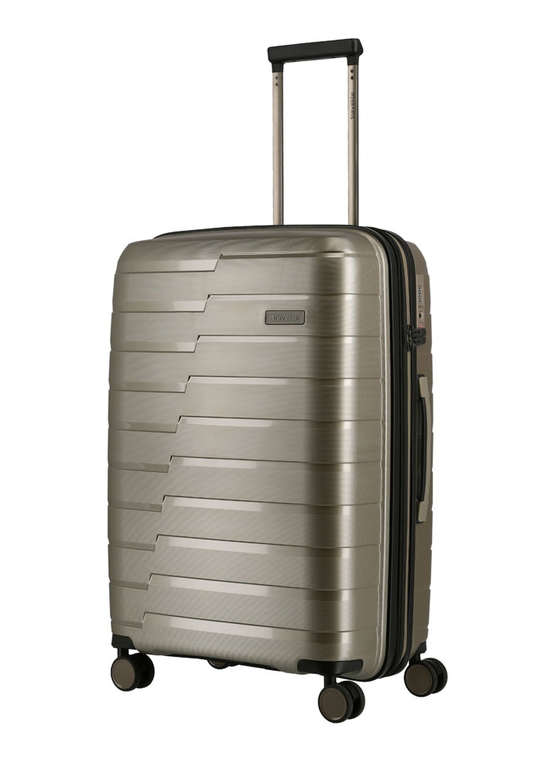 Travelite Air Base spinner 67 cm - detail geelgoud