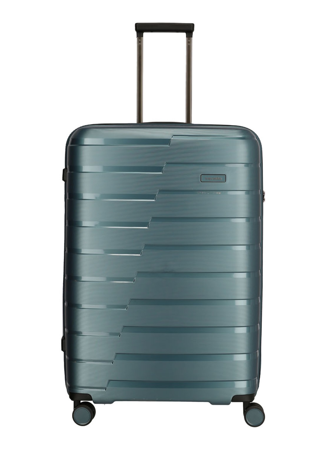 Travelite Air Base spinner 77 cm - voorkant staalblauw