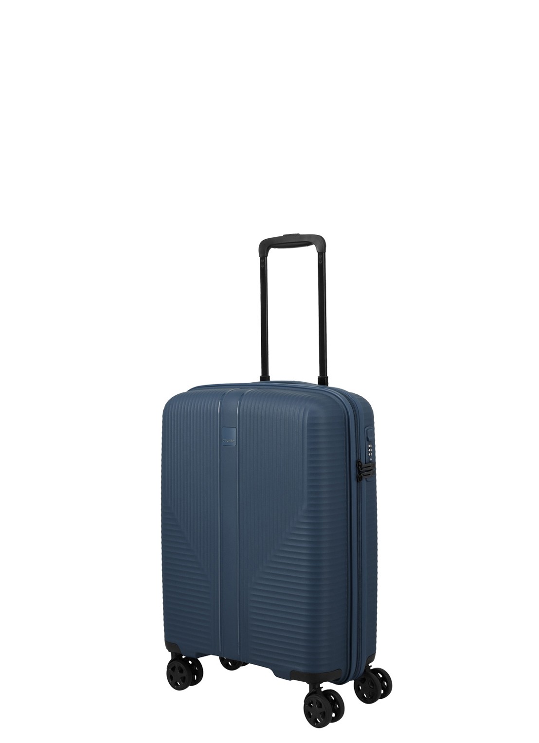 Travelite Air Stripe spinner 55 cm - detail donkerblauw