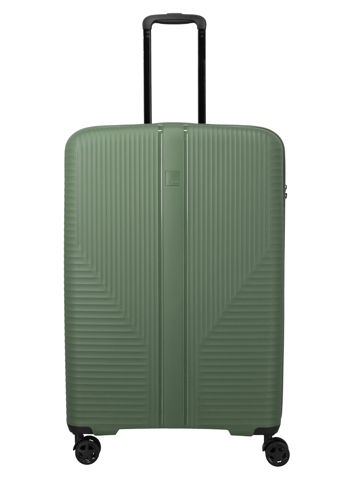 Travelite Air Stripe spinner 77 cm - voorkant 6 groen