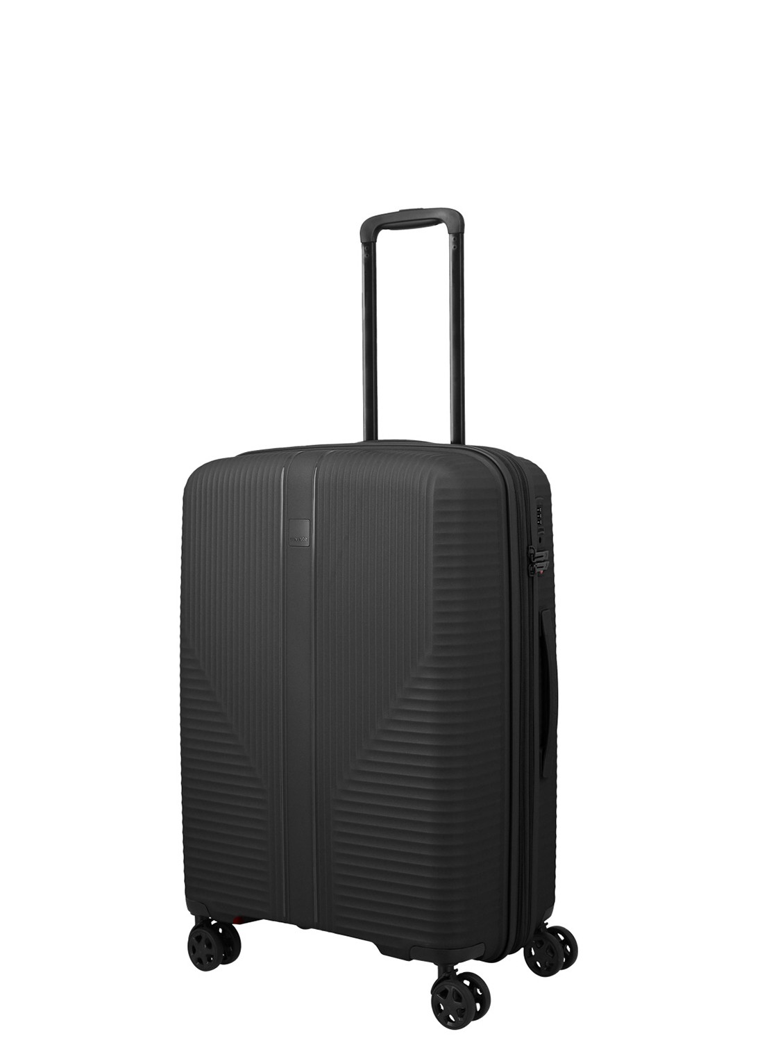 Travelite Air Stripe vergrootbare spinner 66 cm - detail 2 zwart