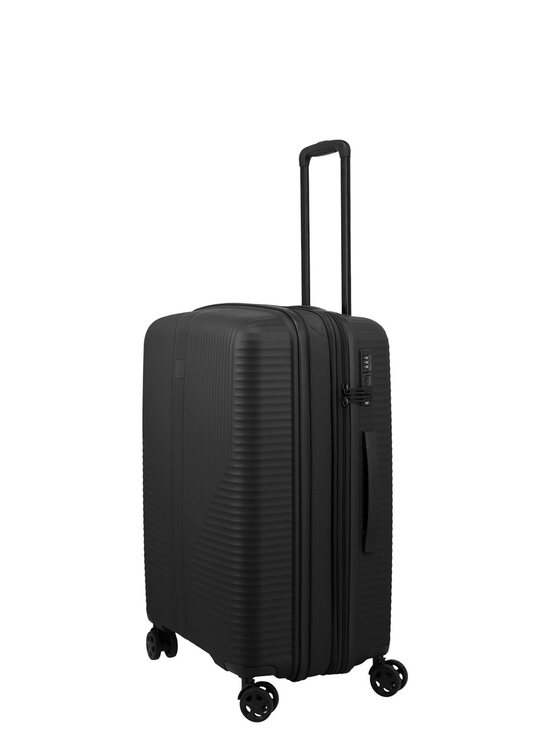 Travelite Air Stripe vergrootbare spinner 66 cm - detail 3 zwart