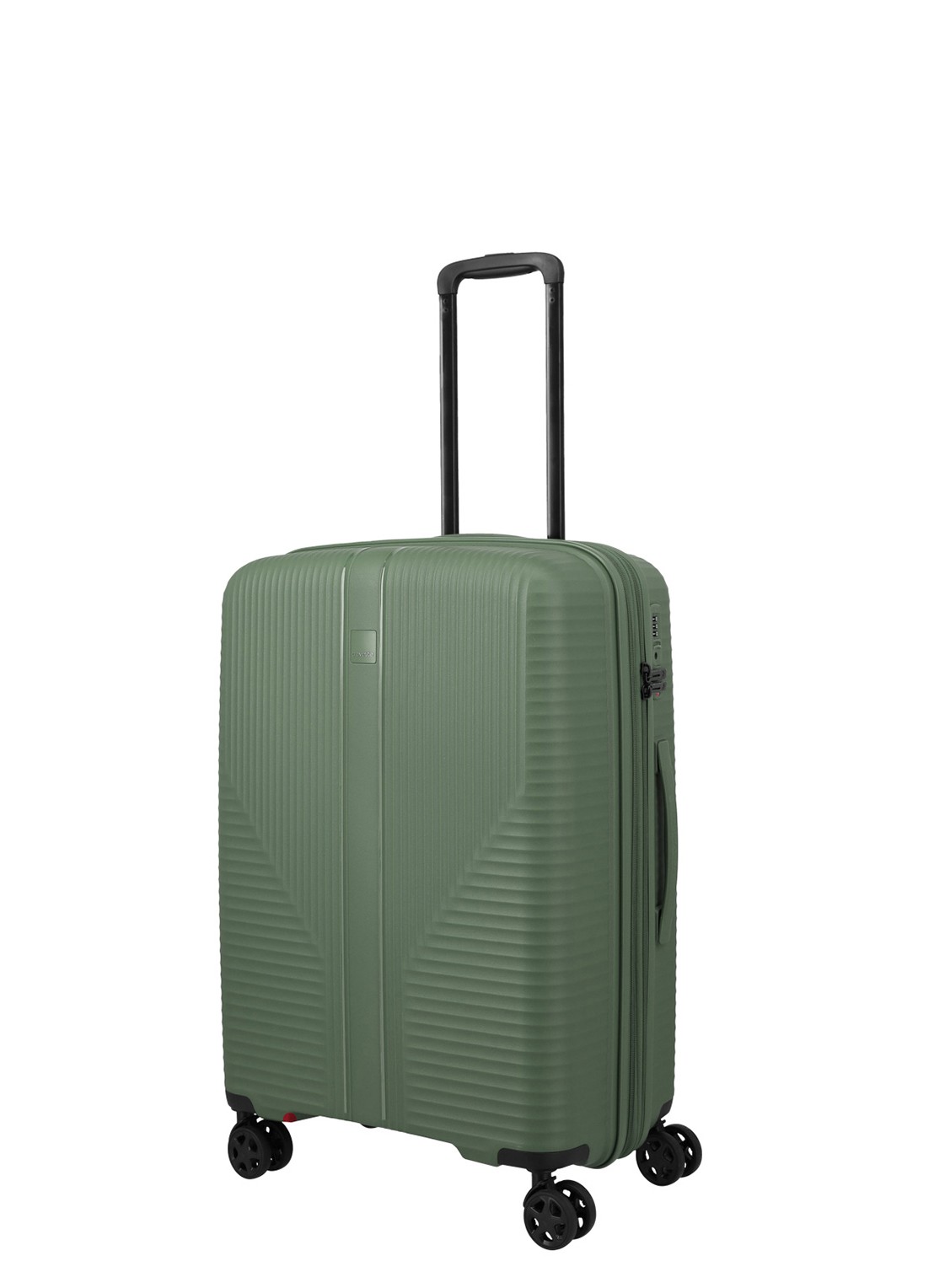 Travelite Air Stripe vergrootbare spinner 66 cm - detail 4 groen
