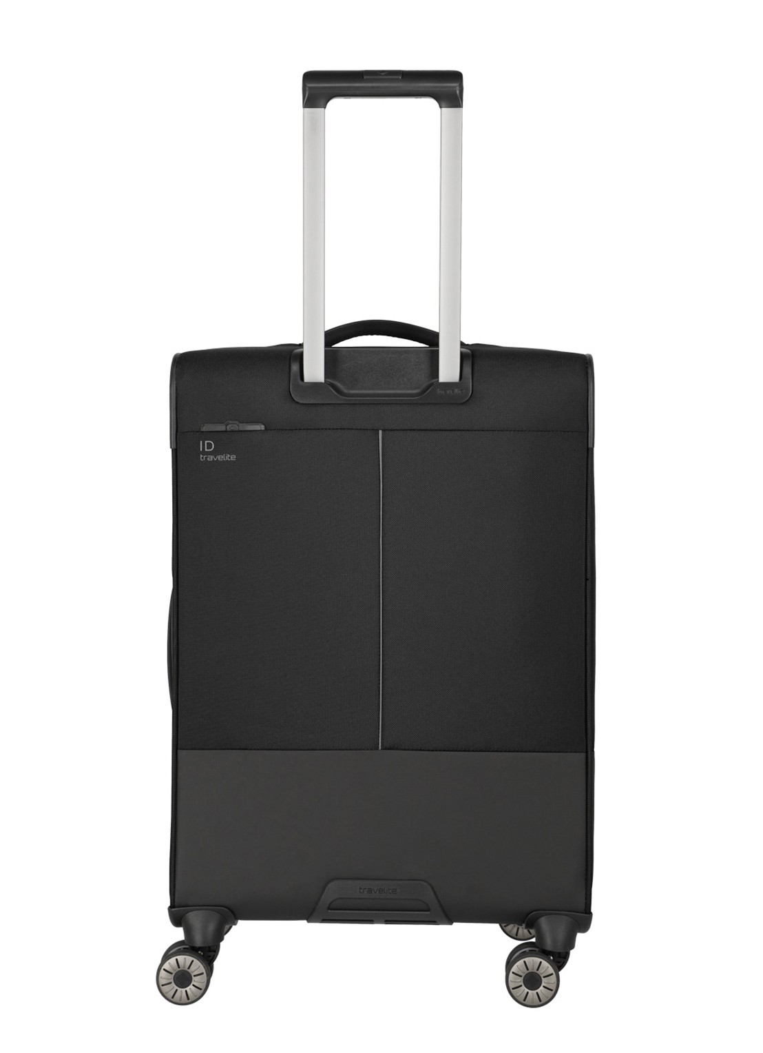 Travelite Crosslite 5.0 M vergrootbare spinner 66 cm - achterkant 2 zwart