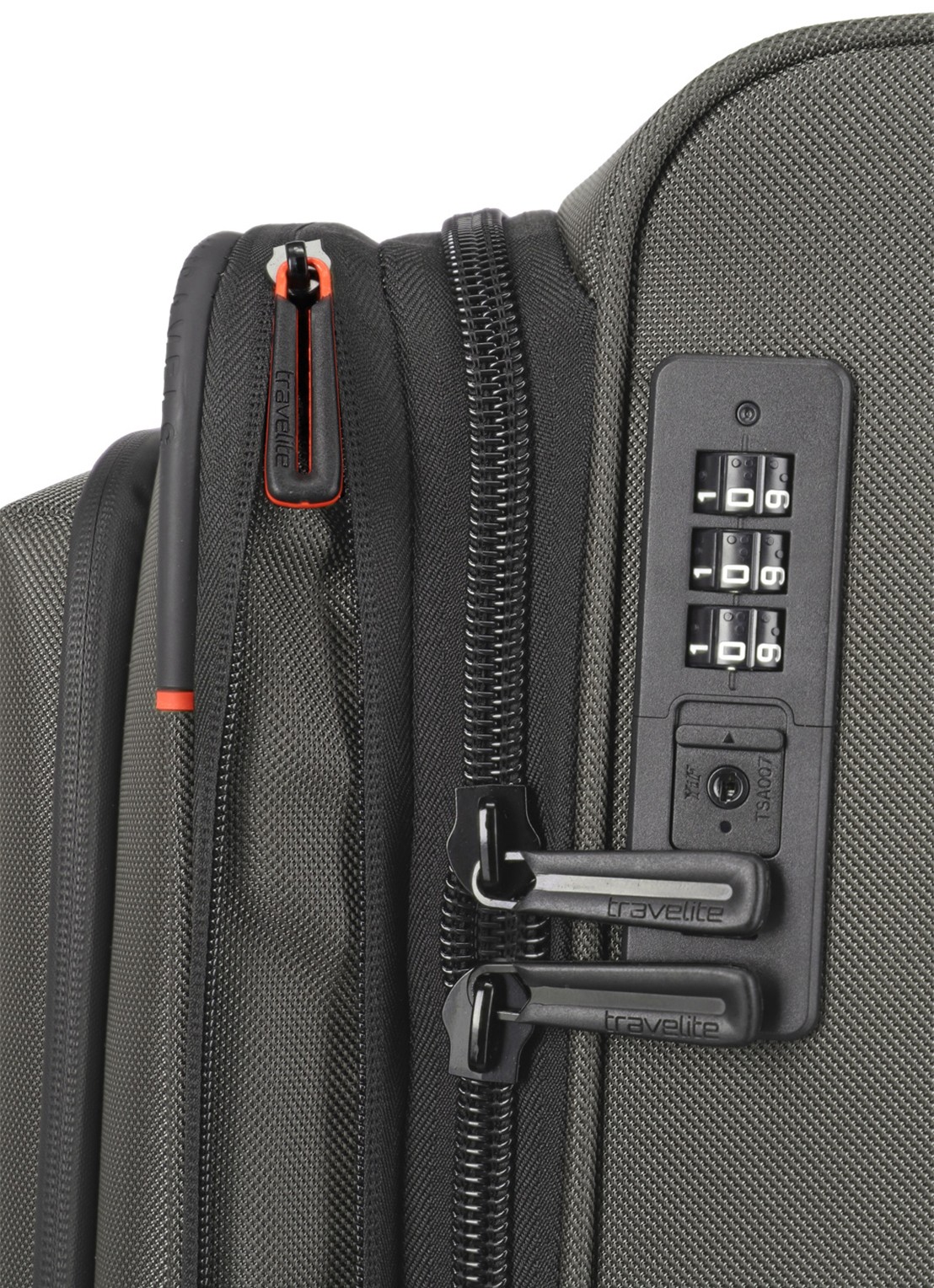 Travelite Crosslite 5.0 M vergrootbare spinner 66 cm - detail 2 olijfgroen