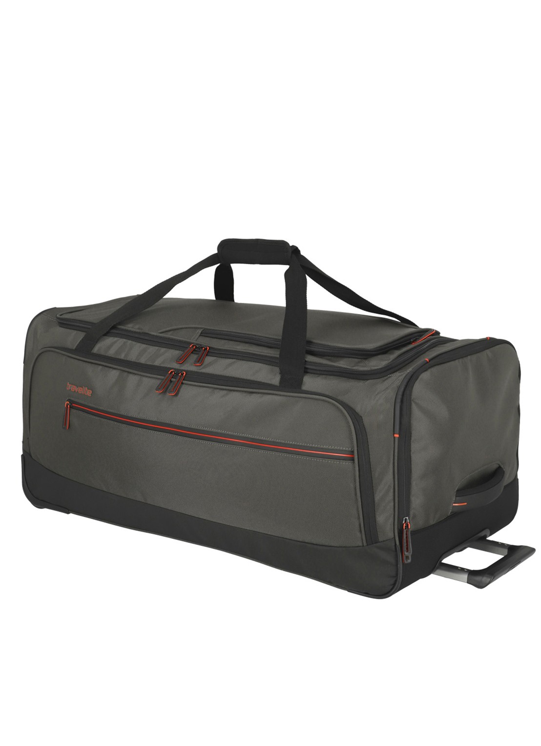 Travelite Crosslite L weekendtas 79 cm - voorkant 3 olijfgroen